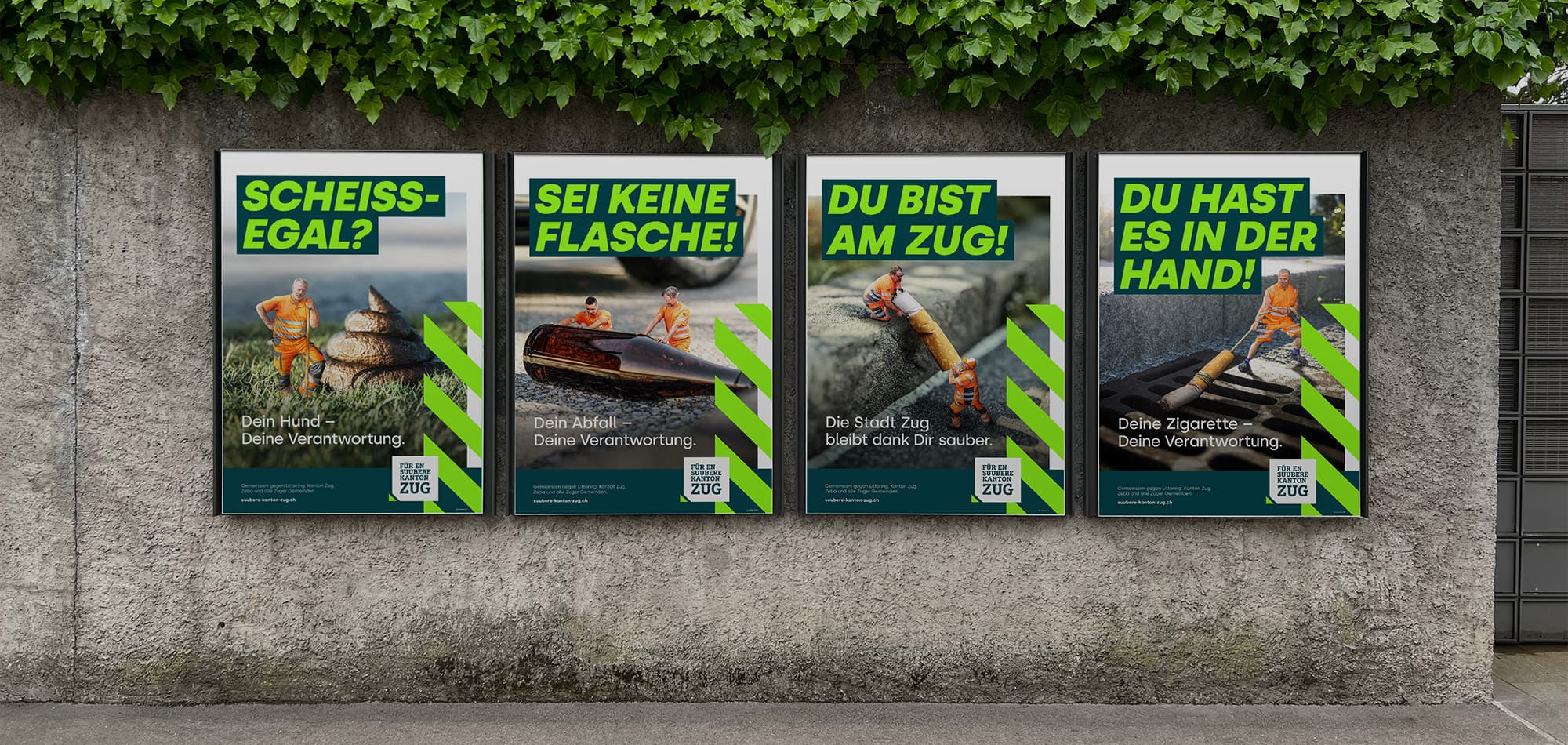 Männer die Flaschen schieben