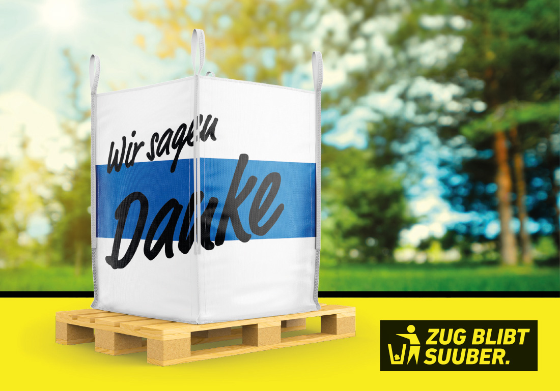 Massnahmen gegen Littering im Kanton Zug rund um den «Clean-Up-Day»