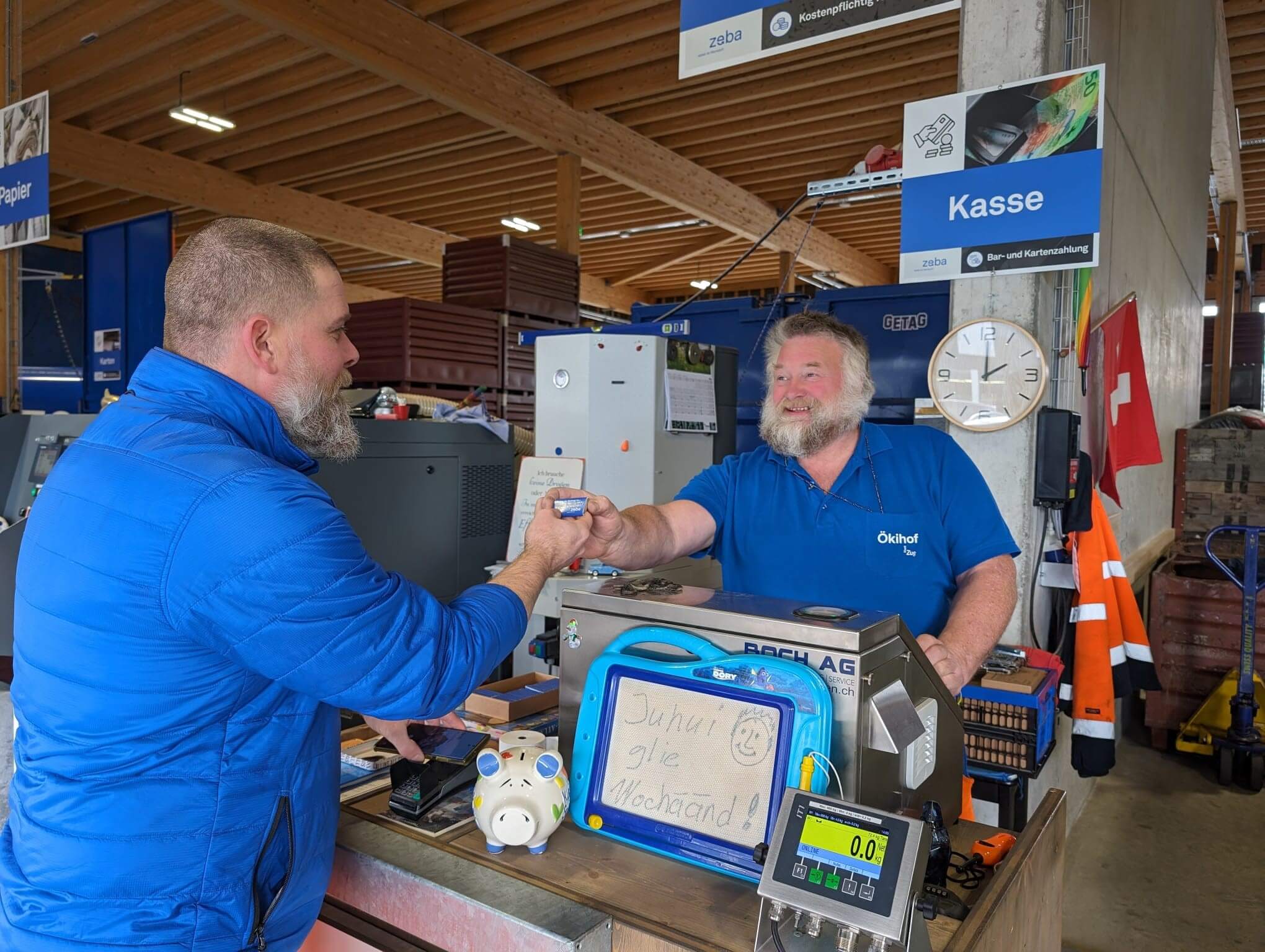 Recycling-Quiz gewonnen hat...