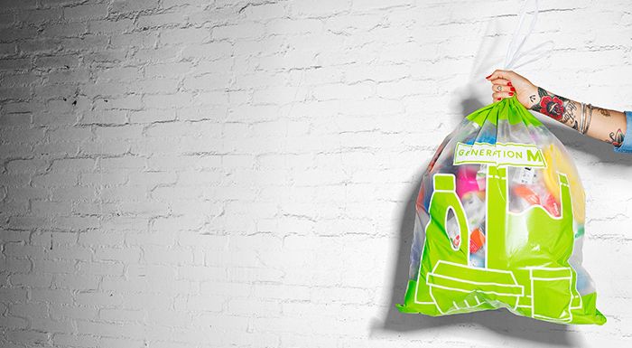 Plastiksammlung durch die Migros