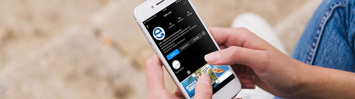 Zeba ist auch auf social media