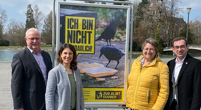 Kampagne gegen Littering im Kanton Zug startet wieder