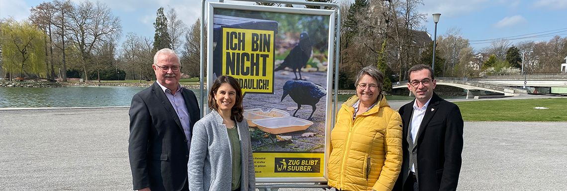Kampagne gegen Littering im Kanton Zug startet wieder